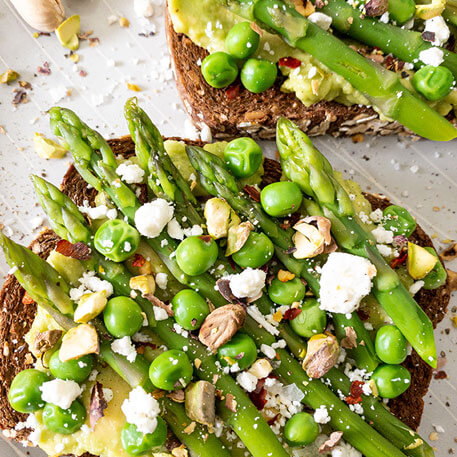 Avocado, Greens & Cheese Toast